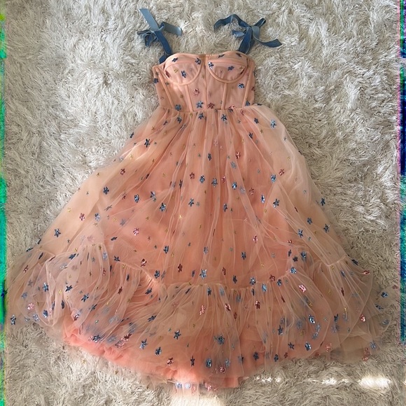 Lirika Matoshi Pink Midi Dress - Picture 16 of 16